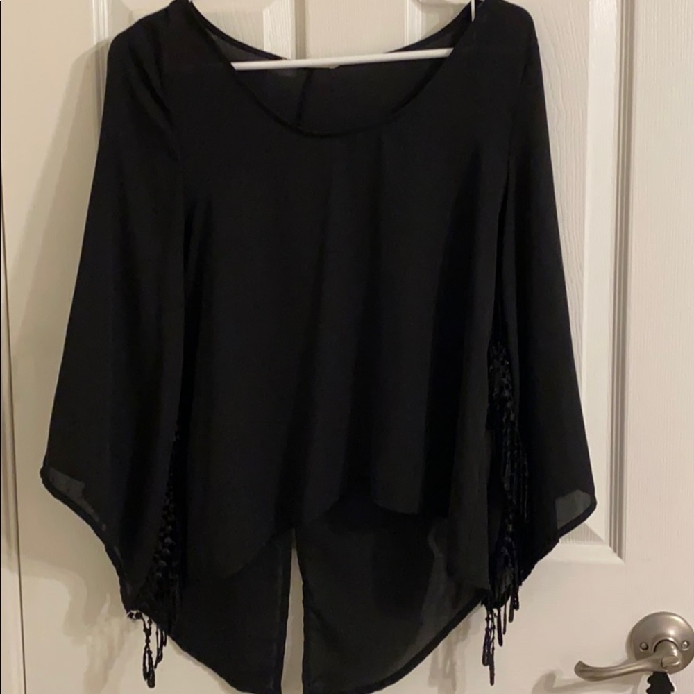 A black blouse